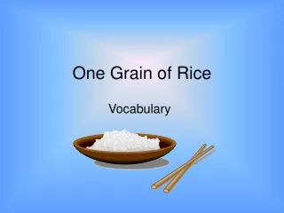 One Grain of Rice