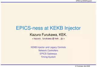 EPICS-ness at KEKB Injector