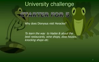 University challenge