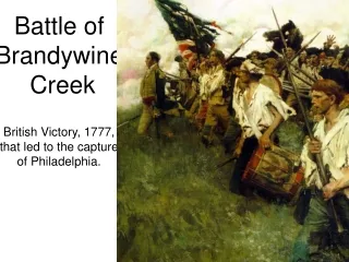 Battle of  Brandywine  Creek