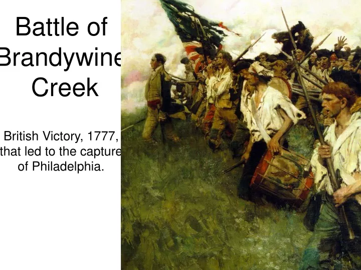 battle of brandywine creek