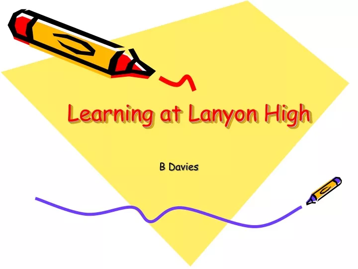 learning at lanyon high