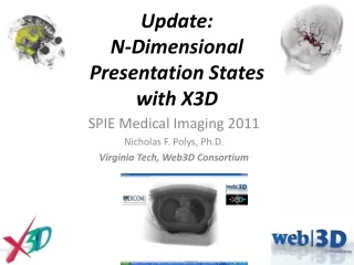 Update: N-Dimensional  Presentation States  with X3D