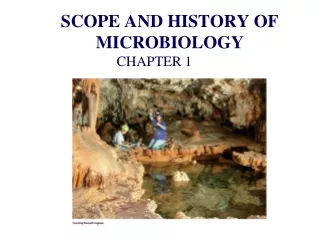 SCOPE AND HISTORY OF MICROBIOLOGY