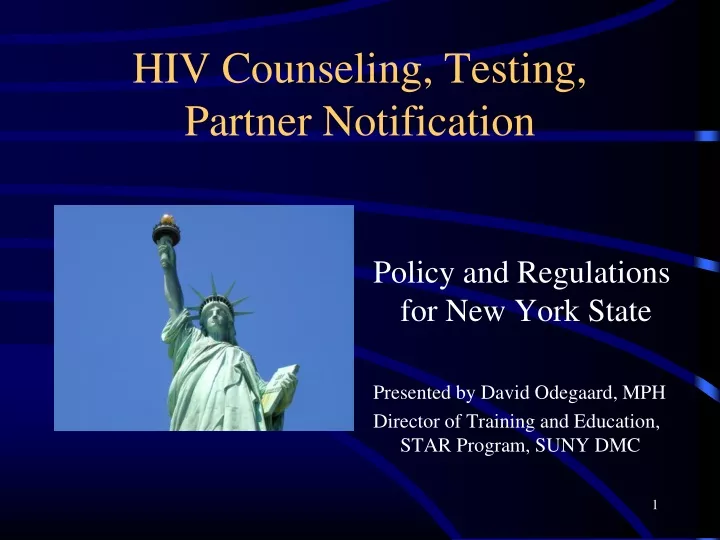hiv counseling testing partner notification