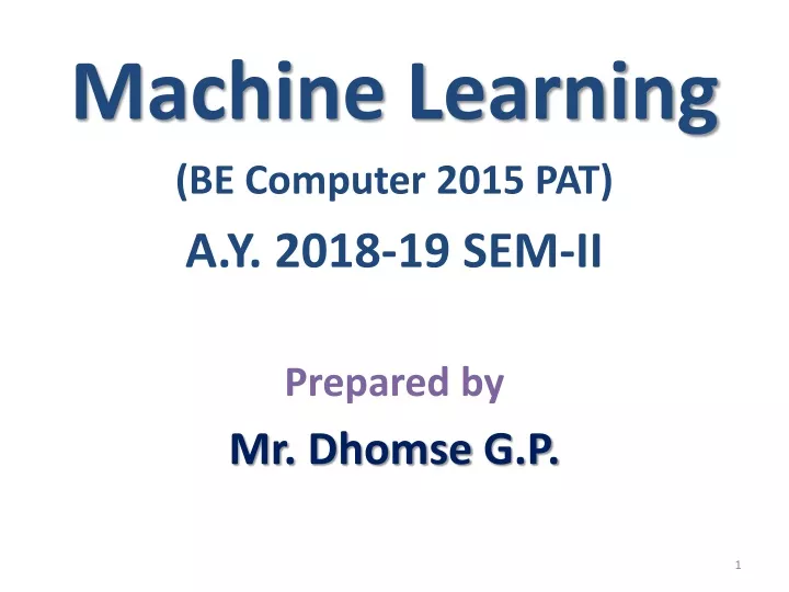 machine learning be computer 2015 pat a y 2018
