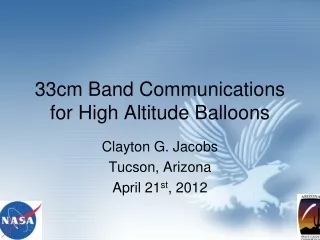33cm Band Communications for High Altitude Balloons