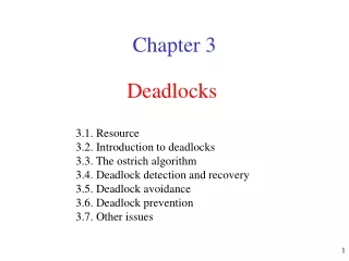 Deadlocks