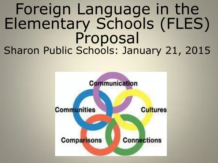 foreign language in the elementary schools fles