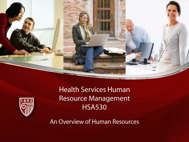 health services human resource management hsa530