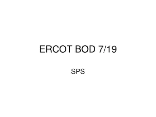 ERCOT BOD 7/19