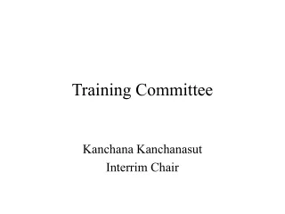 Training Committee