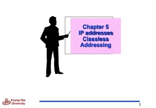 Chapter 5 IP addresses Classless Addressing