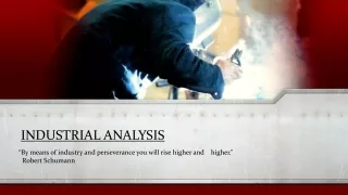 INDUSTRIAL ANALYSIS