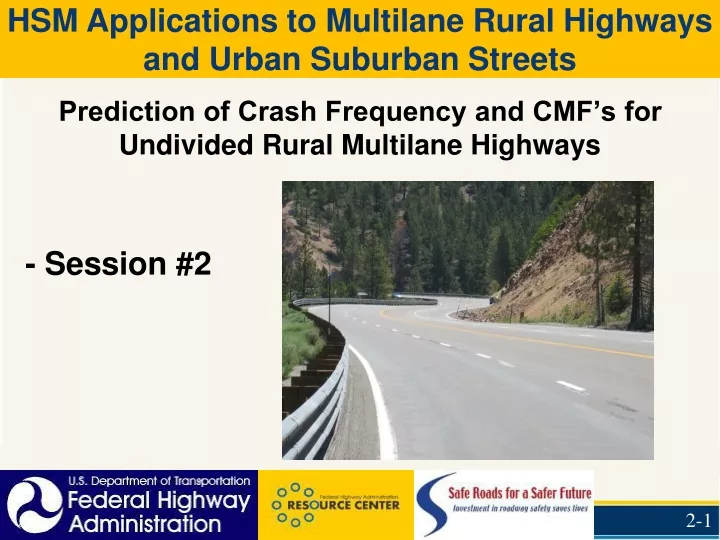 prediction of crash frequency and cmf s for undivided rural multilane highways