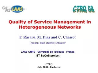 Quality of Service Management in Heterogeneous Networks