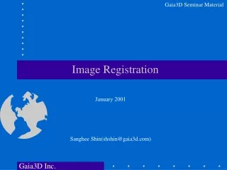 Image Registration