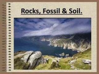 Rocks, Fossil &amp; Soil.