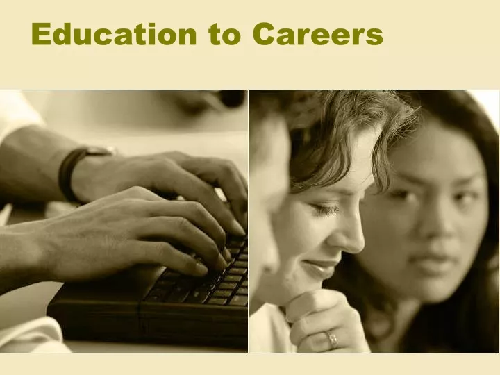 education to careers