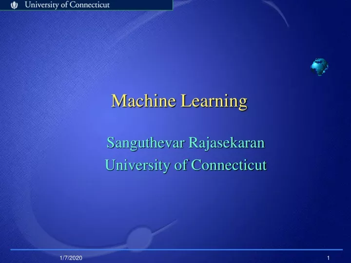 machine learning