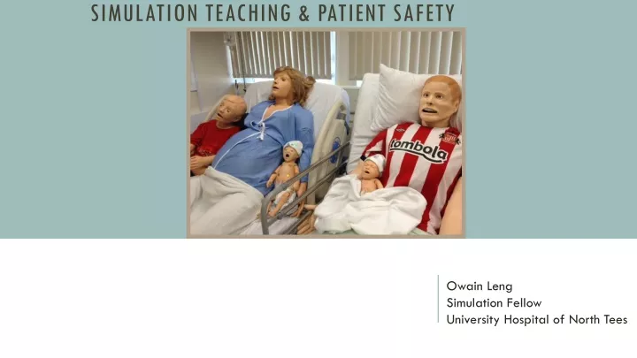 simulation teaching patient safety