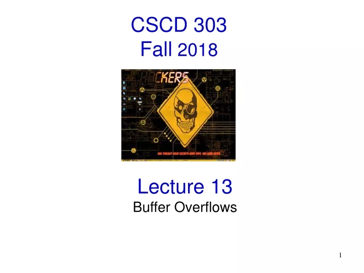 cscd 303 fall 2018