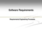 Software Requirements - slide 1