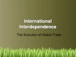 Evolution of Global Trade: From Self-Sufficiency to Interdependence - slide 1