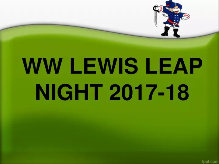 ww lewis leap night 2017 18