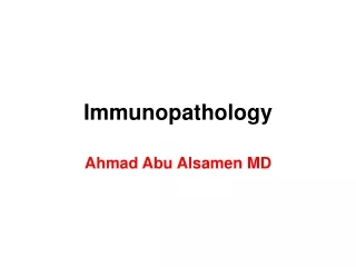 Immunopathology