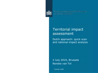 Territorial impact assessment