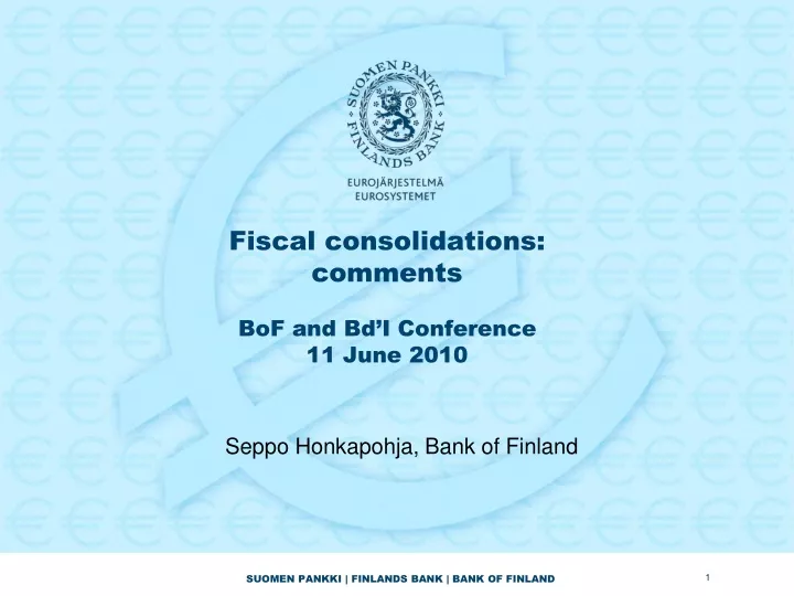 fiscal consolidations comments bof and bd i conference 11 june 2010