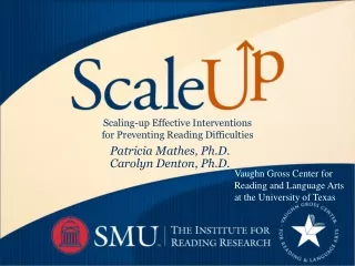 Scaling-up Effective Interventions for Preventing Reading Difficulties
