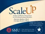 Implementing Reading Interventions for Struggling Readers: Scaling Up Study - slide 1
