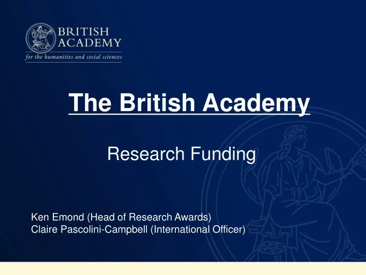 the british academy