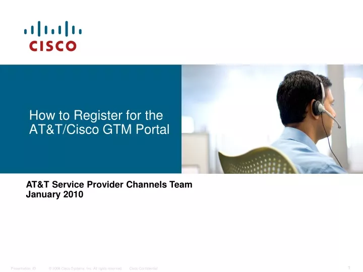 how to register for the at t cisco gtm portal