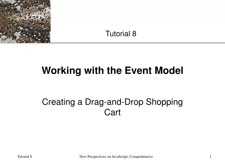 working with the event model