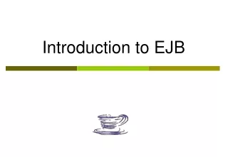 Introduction to EJB