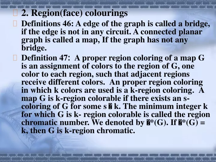2 region face colourings definitions 46 a edge