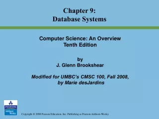 Computer Science: An Overview Tenth Edition by  J. Glenn Brookshear
