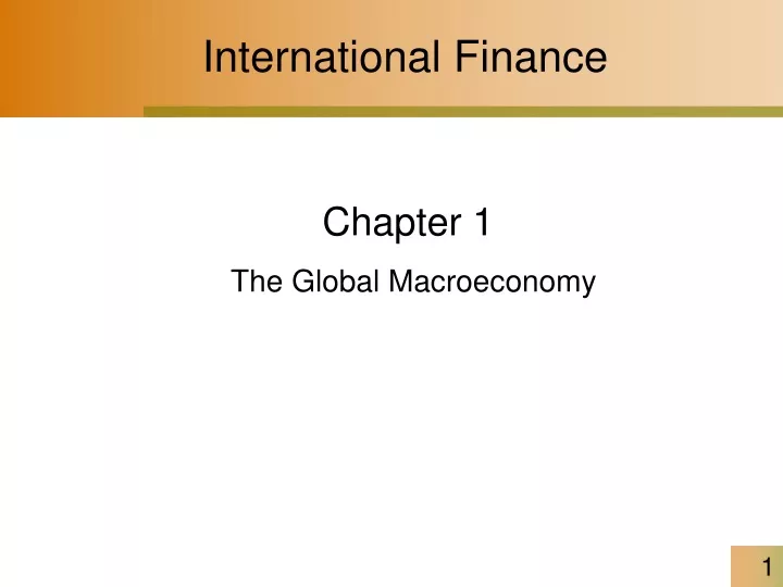 international finance