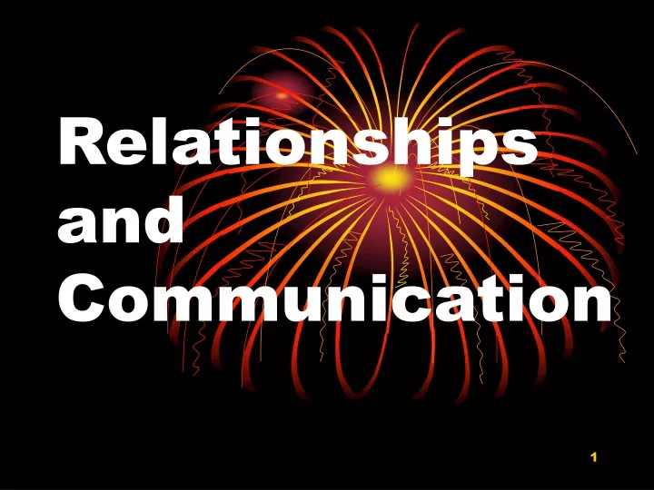 relationships and communication