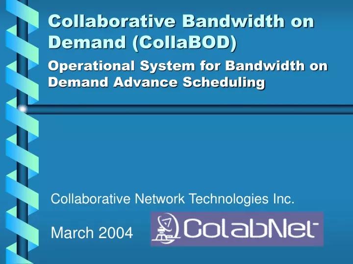 collaborative bandwidth on demand collabod