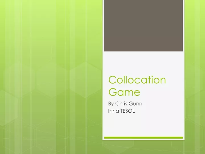 collocation game