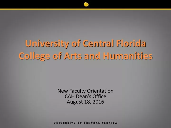 university of central florida college of arts and humanities