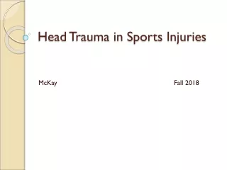 Head Trauma in Sports Injuries