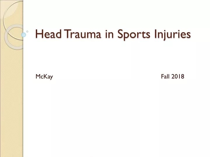 head trauma in sports injuries