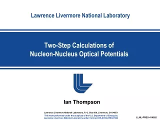 Two-Step Calculations of  Nucleon-Nucleus Optical Potentials