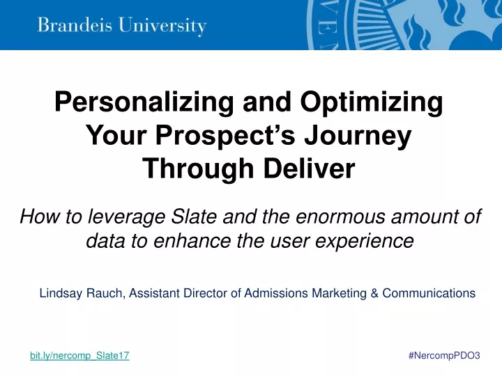 personalizing and optimizing your prospect s journey through deliver