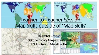 Teacher-to-Teacher Session:  Map Skills outside of ‘Map Skills’